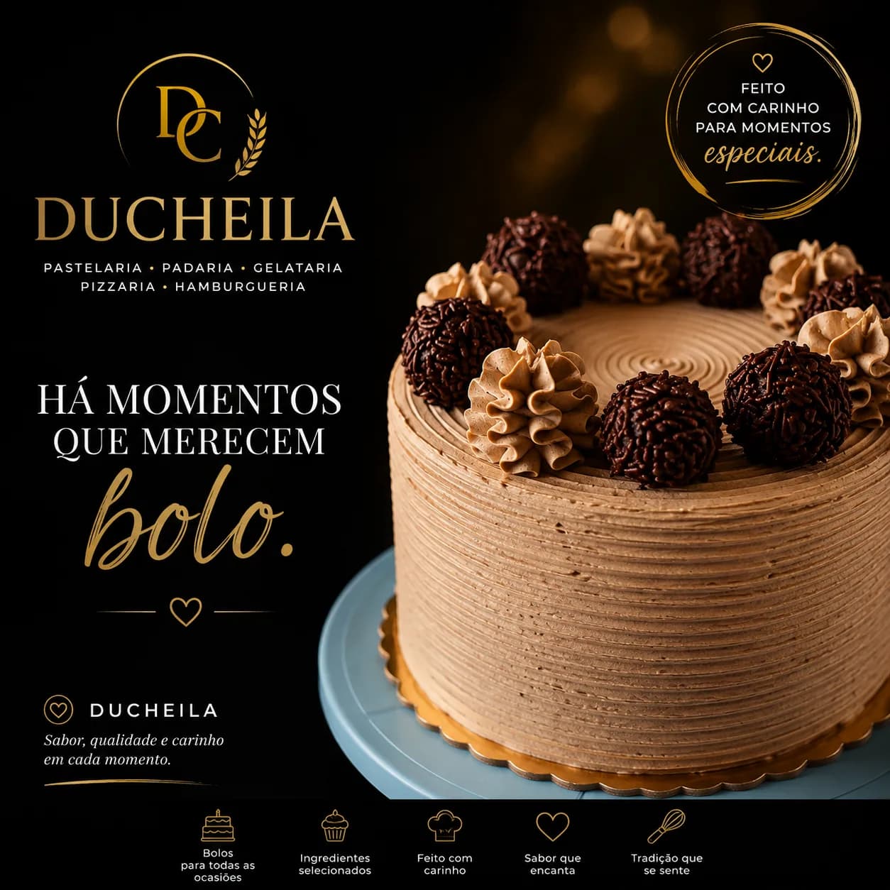 Bolo de Aniversário Saboroso