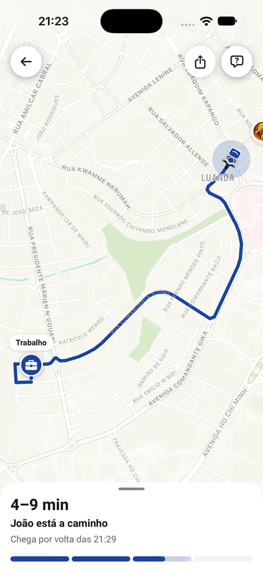 Aplicação · seguimento